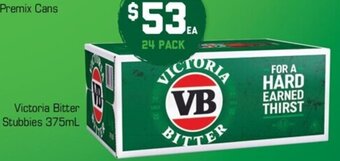 The Bottle O Victoria Bitter Stubbies 375ml offer