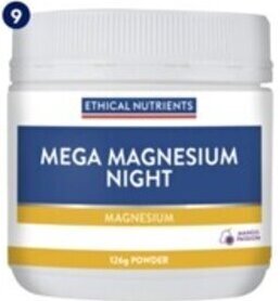 Amcal Pharmacies Mega Magnesium Night Powder 126g offer