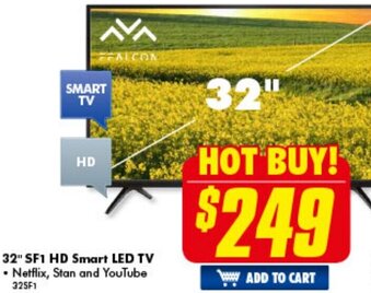 The Good Guys FFALCON 32"SF1 HD Smart Led TV 32SF1 offer