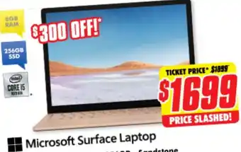 The Good Guys Microsoft Surface Laptop V4C-00077 offer