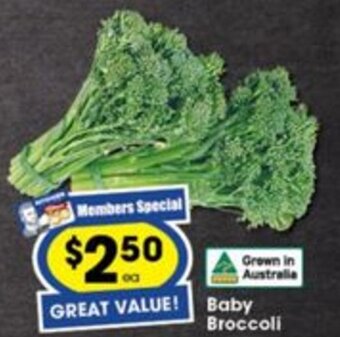 Ritchies Baby Broccoli offer