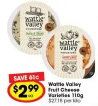 Ritchies Wattle Valley Fruit Cheese offer