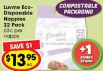 Ritchies Luvme Eco Disposable Napples offer