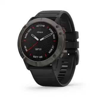 JB Hi-Fi Garmin Fenix 6X Sapphire Edition Sports Watch (Carbon Grey with Black Band) offer