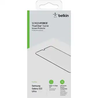 JB Hi-Fi Belkin ScreenForce TrueClear Curve Screen Protector for Galaxy S22 Ultra offer