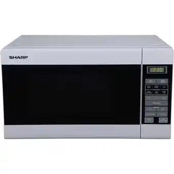 Sharp R210DW 750W 20L Compact Microwave Oven (White)