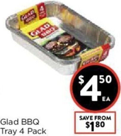 Foodworks Glad BBQ Tray offer