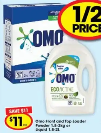 Ritchies Omo Front And Top Loader Powder offer