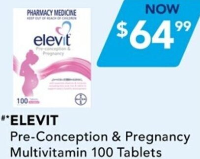 Amcal Pharmacies Pre-Conception & Pregnancy Multivitamin offer
