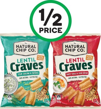 Natural Chip Co Lentil Craves 100g