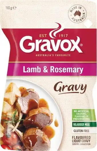 Woolworths Gravox Liquid Gravy Lamb & Rosemary 165g offer