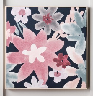 Spotlight Ombre Home Classic Chic Wildflower Framed Canvas 50x50cm offer