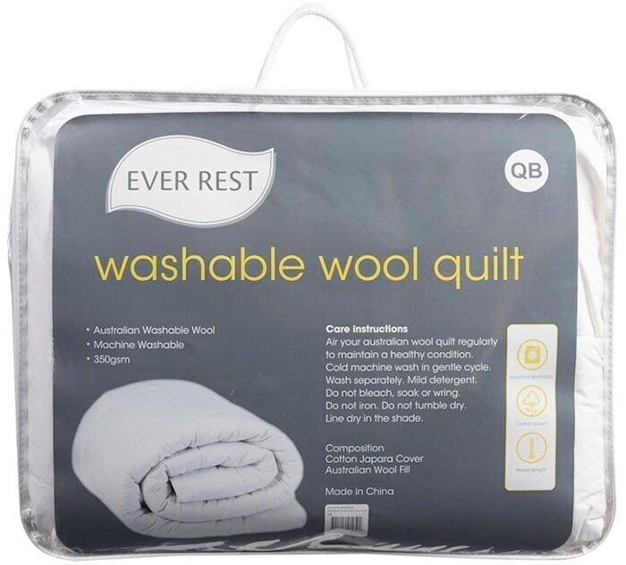 Spotlight 40% off Ever Rest Washable Wool Quilt offer