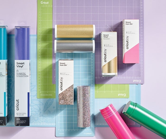 Spotlight 20% off All Cricut Vinyl, Infusible Inks & Mats offer