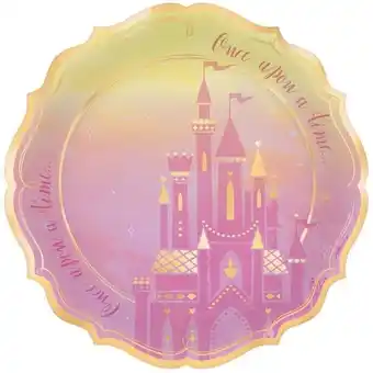 Disney Princess Once Upon A Time Plates 8 Pack