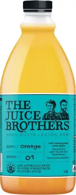 Woolworths The Juice Brothers 1.5 Litre u2013 From the Fridge offer