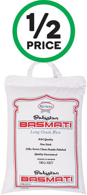 Riviana Basmati Rice 5 kg