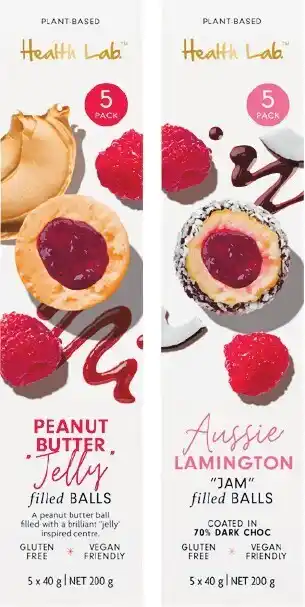 Woolworths Health Lab Lamington or Peanut Butter Jelly Balls 200g u2013 From the Health Food Aisle offer