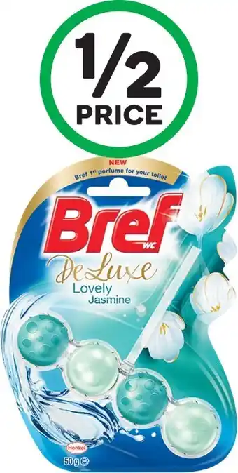 Woolworths Bref Deluxe, Scent Switch & Blue Active Toilet Cleaner 50g offer