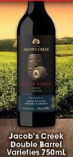 Ritchies Jacob's Creek Double Barrel Varieties 750ml offer