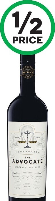 Woolworths The Advocate Cabernet Sauvignon 750ml offer