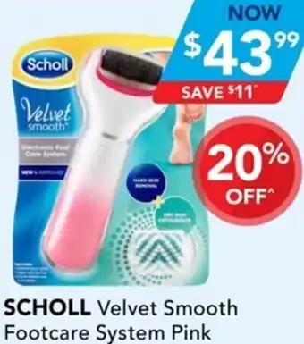 Scholl Velvet Smooth Footcare System Pink