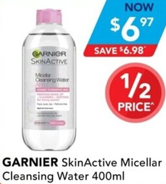 Amcal Pharmacies Garnier SkinActive Micellar Cleansing Water 400ml offer