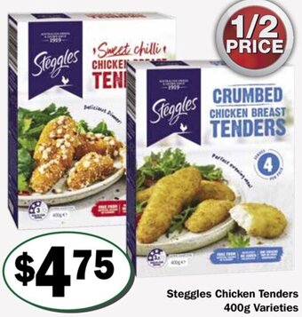Friendly Grocer Steggles Chicken Tenders 400g offer