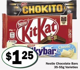 Nestle Chocolate Bars 35-55g