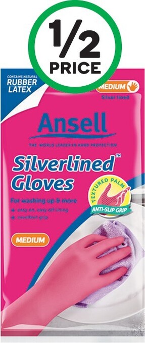 Woolworths Ansell Silverlined Gloves Pk 1 offer