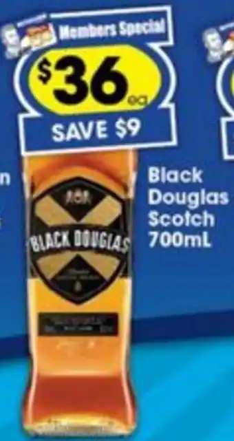 Ritchies Black Douglas Scotch 700ml offer