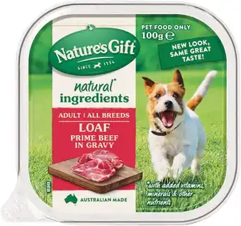 Woolworths Nature's Gift Wet Dog Food 100g offer