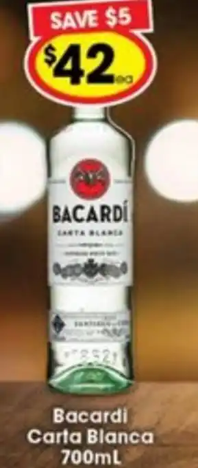Bacardi Carla Blanca 700ml