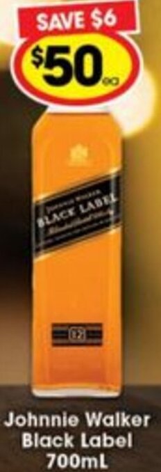 Johnnie Walker Black Label 700ml