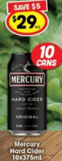 Mercury Hard Cider 10x375ml