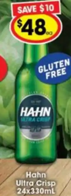 Ritchies Hahn Ultra Crisp 24x330ml offer