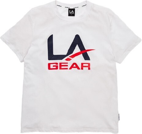 BIG W LA GEAR Mens Core Logo Tee - White offer