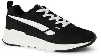 LA GEAR Mens Lightweight Sneakers - Black & White