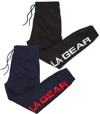 BIG W LA GEAR Mens Logo Trackpants offer
