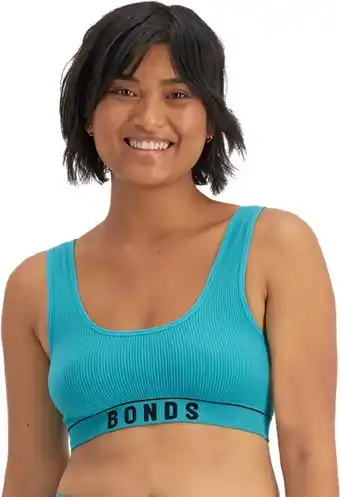 BIG W Bonds Retro Rib Scoop Crop offer