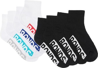 BIG W Bonds Kids 4-Pack Quarter Crew Socks offer