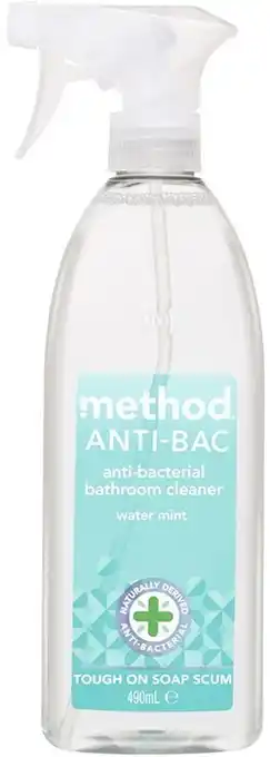 BIG W Method Anti-Bac Cleaner 490ml offer
