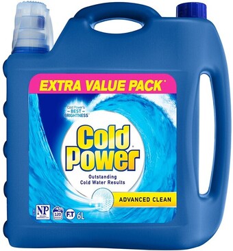 BIG W Cold Power Laundry Liquid 6-Litre offer