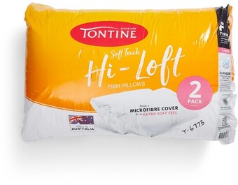 BIG W Tontine 2-Pack Hi-Loft Firm Pillows offer