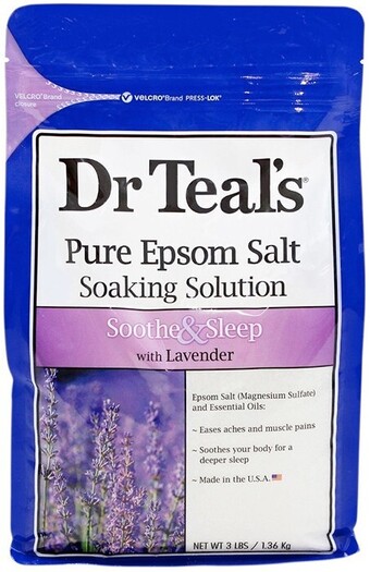 BIG W Dr Teal's Pure Epsom Salt Soaking Solution with Lavender 1.36kg offer