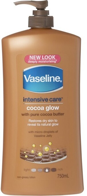 BIG W Vaseline Body Lotion Cocoa Glow 750ml offer