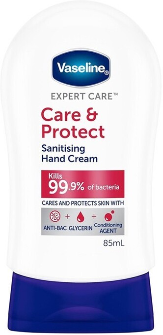 BIG W Vaseline Expert Care & Protect Sanitising Hand Cream 85ml offer