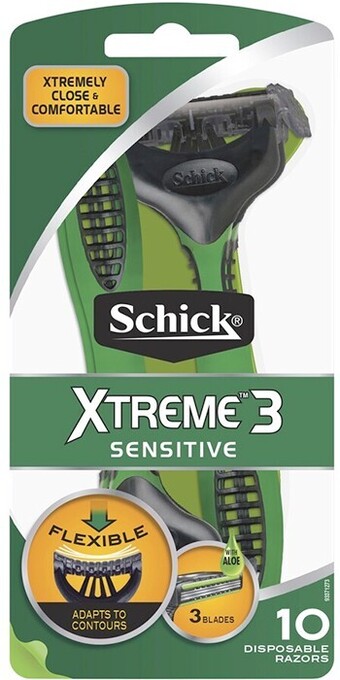 Schick Xtreme3 Sensitive Razors 10 Pack