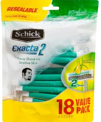 BIG W Schick Exacta2 Sensitive Razors 18 Pack offer