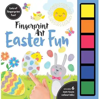 BIG W Easter Fun Finger Print Art offer